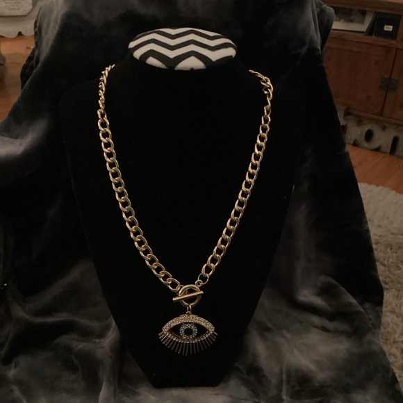 COPY - Gold Evil Eye Necklace - Picture 4 of 5